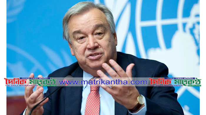 ওসমান হাদির হত্যাকান্ডে জাতিসংঘ মহাসচিবের নিন্দা